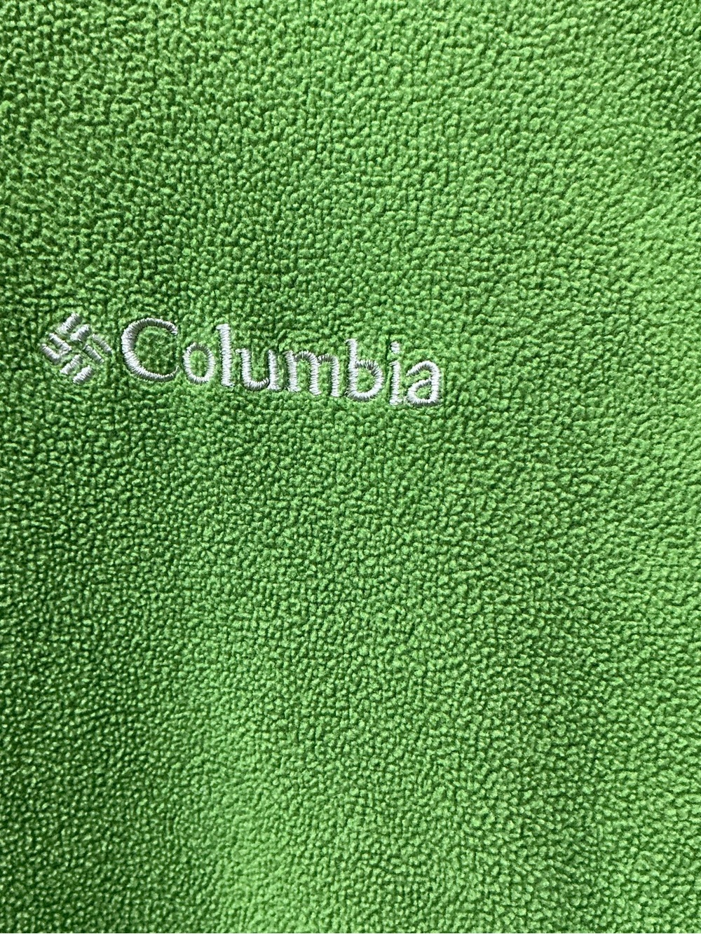 Columbia Sportswear Green Quarter Zip Microfleece Sweater - Picture 3 of 8